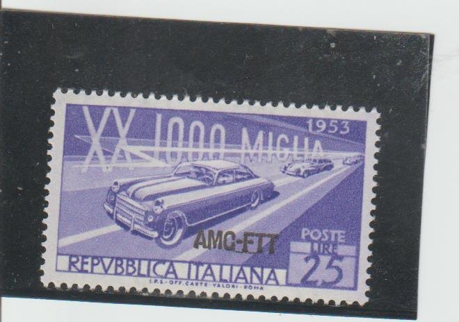 Trieste  Scott#  166  MH  (1953 Overprinted)