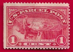 US SCOTT#Q1 1913 1c POST OFFICE CLERK - MH