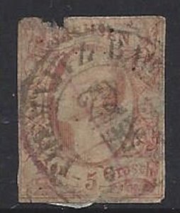 Saxony - SC# 13 ........Faults CV $100