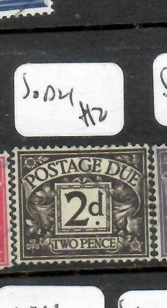 GREAT BRITAIN  POSTAGE DUE 2D SG D21   VFU  PP0607H