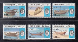 Qatar Scott #478-483 MNH