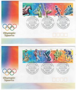 Australia 2000 FDC Stamps Scott 1862 Sport Olympic Games