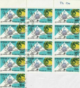 Rep. De Djibouti Olympics Lake Placid Stamps Decoupage Crafts or Collect Rf28361