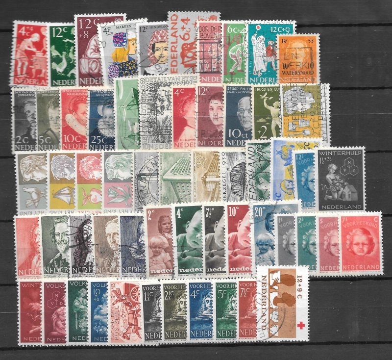 Netherlands  Mint/Used Collection Builder  1941-1962  CV $35