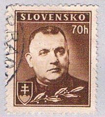 Slovakia 43A Used Josef Tiso 1939 (BP29419)
