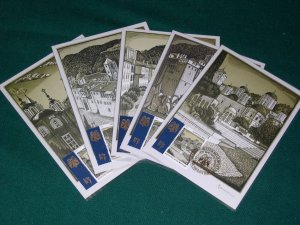 Greece Mount Athos 2008 Holy Monasteries IV Maximum Card Set XF.