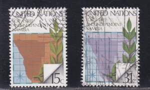 United Nations - New York # 312-313. Namibia, Used