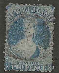 New  Zealand 17  1863  2 pence  fine used