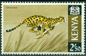 Kenya Scott #32 MNH Cheetah Fauna 2.5sh CV$3+