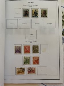 Collection of Lithuania stamps