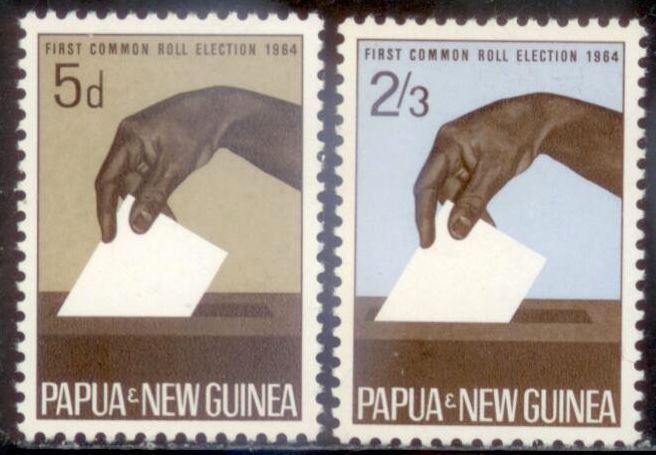 Papau New Guinea 1964 SC# 182-3 MNH-OG E170