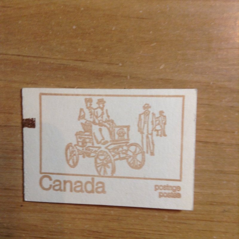 Canada BK69f Type III  Pre stamped Counting mark   complete booklet