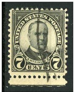 USA 1927 - Scott 639 used - 7c, William McKinley