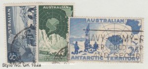 Australian Antarctic Territory Scott #L2-L3-L4 Stamp - Used Set