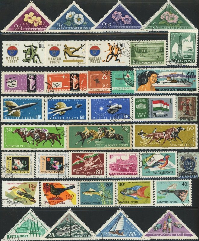 Hungary Magyar Postage Stamp Collection Europe 1950-1964 Used Mint LH