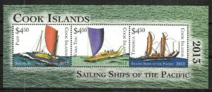 Cook Islands Stamp 1452  - Sailing ships of the South Pacific