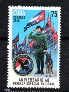 CUBA - 2020 - DOGS - MILITARY - CANIN BRIGADE - 75 -