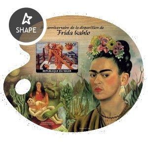 NIGER - 2014 - Frida Kahlo - Perf Souv Sheet - Mint Never Hinged