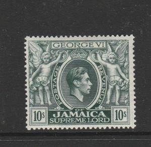 Jamaica 1938/52 10/- P14 MM SG 133