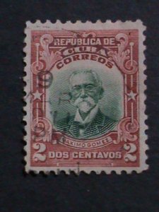 ​CUBA-1910 112 YEARS OLD- MAXIMO GOMEZ USED VERY FINE WE SHIP TO WORLD WIDE