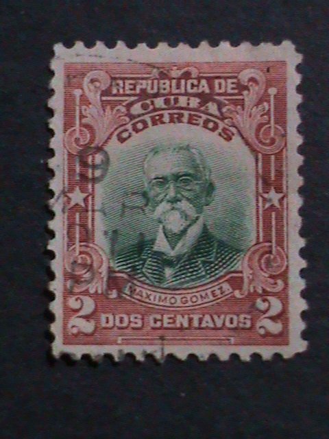 ​CUBA-1910 112 YEARS OLD- MAXIMO GOMEZ USED VERY FINE WE SHIP TO WORLD WIDE