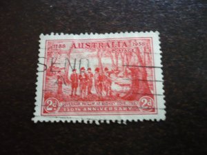 Stamps - Australia - Scott# 163 - Used Part Set of 1 Stamp