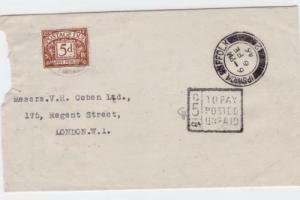 ipswich suffolk 1946 to pay   stamps cover ref r16236