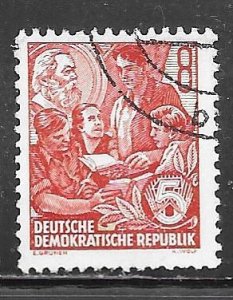 Germany DDR 190: 8pf Mother teaching, CTO, F-VF