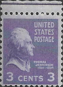 # 807 MINT NEVER HINGED ( MNH ) THOMAS JEFFERSON
