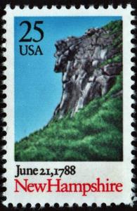 SC#2344 25¢ Bicentenary Statehood: New Hampshire Single (1988) MNH