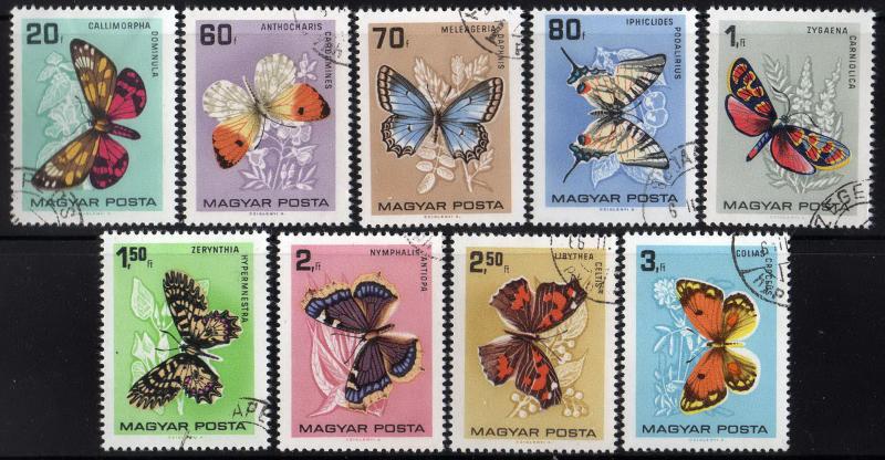 Butterflies - #1726-34(9) - used