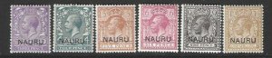 Nauru 7-12 Mint SC:$34.50