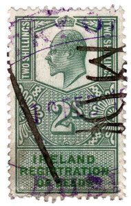 (I.B) Edward VII Revenue : Ireland Registration of Deeds 2/-