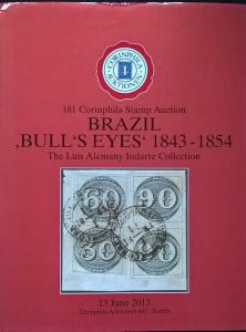 Auction catalogue BRAZIL BULLS EYES 1843-54 Luis Alemany Indarte Stamps Covers