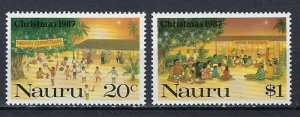 Nauru 341-42 MNH 1987 set (ak2678)