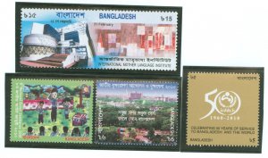 Bangladesh #759/761/766/768 Mint (NH) Single (Scouts)
