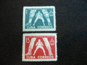 Stamps - Cuba - Scott# 783-784 - Mint Hinged Set of 2 Stamps