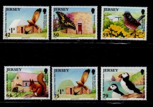 Jersey Sc  1528-1533  2011 National Trust Anniversary stamp set mint NH