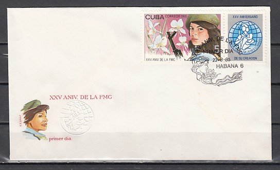 Cuba, Scott cat. 2806. Women`s Federation issue First day cover. ^