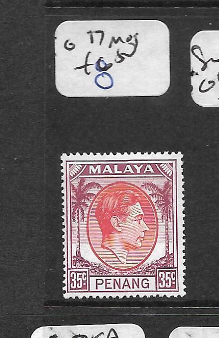 MALAYA PENANG  (P0101B) KGVI 35C  SG17   MOG