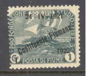 Fiume Sc # 168 mint hinged (RS)