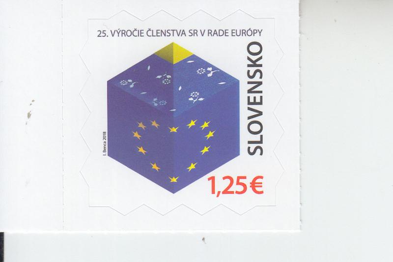 2018 Slovakia European Council Membership SA (Scott 798) MNH