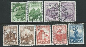 Denmark  Scott 342-351  Used  Complete