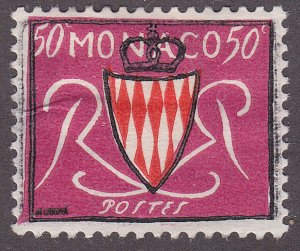 Monaco 312  Grimaldi Coat of Arms 1954