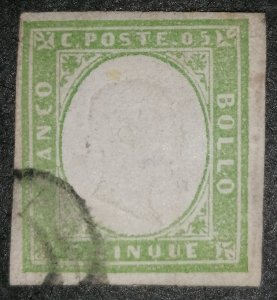 Italy Sardinia 5c 1861