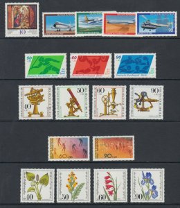 Germany, Berlin Sc 9NB163,9NB1464-9NB170,9NB176-9NB185, MNH. 1979-81, 6 cplt set