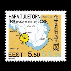 Estonia 2009 Lighthouse Hara Stamp MNH