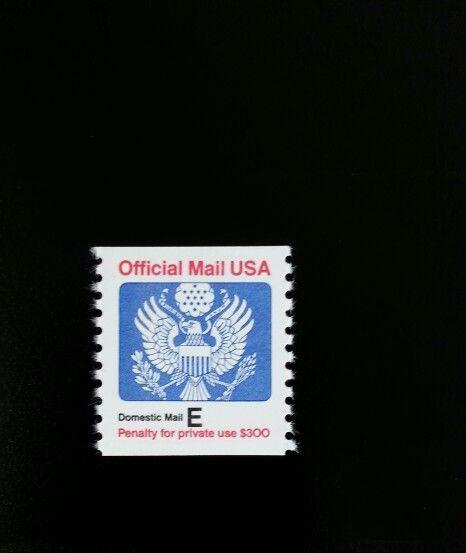 1988 25c Eagle Official Mail USA Red & Blue Scott O140 Mint F/VF NH