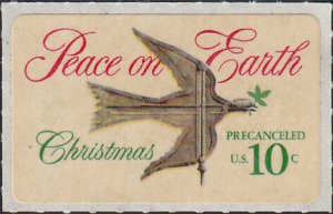 # 1552 MINT NEVER HINGED ( MNH ) CHRISTMAS DOVE AND WEATHER VANE SELF STICK