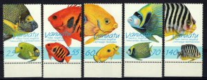 Vanuatu 710-714 MNH Fish Marine Life ZAYIX 0624S0162